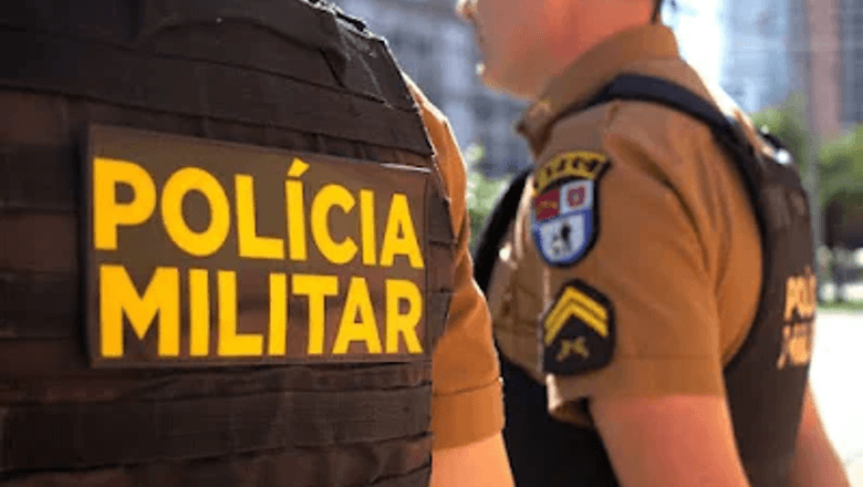 Veículo apreendido pela Polícia Militar em São Pedro do Ivaí