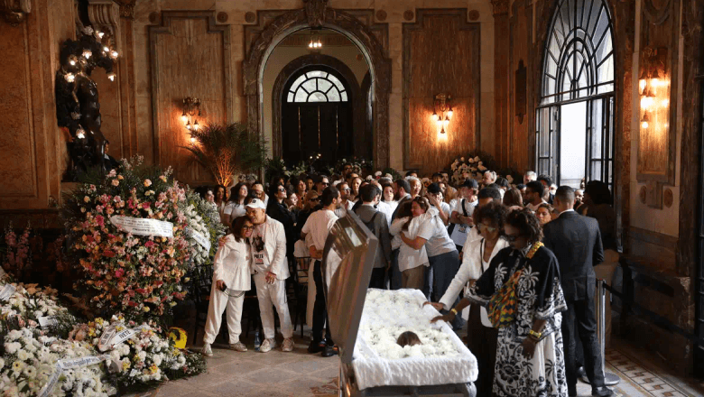 Velório de Preta Gil no Theatro Municipal do Rio de Janeiro