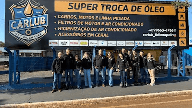 fachada do centro automotivo CARLUB