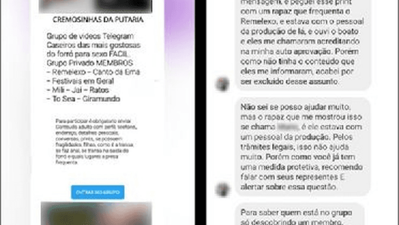 Mulheres denunciam esquema de venda de fotos íntimas em grupos de forró no Telegram