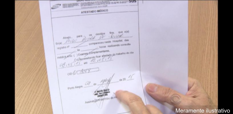 Médica denuncia falsificação de atestado médico em São Pedro do Ivaí
