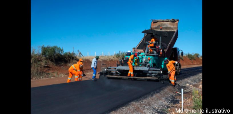 Obras de revitalização em Cruzmaltina