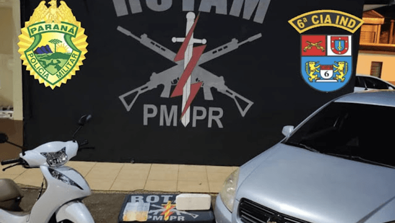 Apreensão de drogas e prisão em Ivaiporã