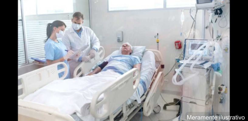 João Pedro Domingues durante sua recuperação