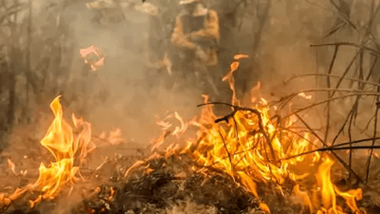 Barracão e implementos agrícolas destruídos por incêndio